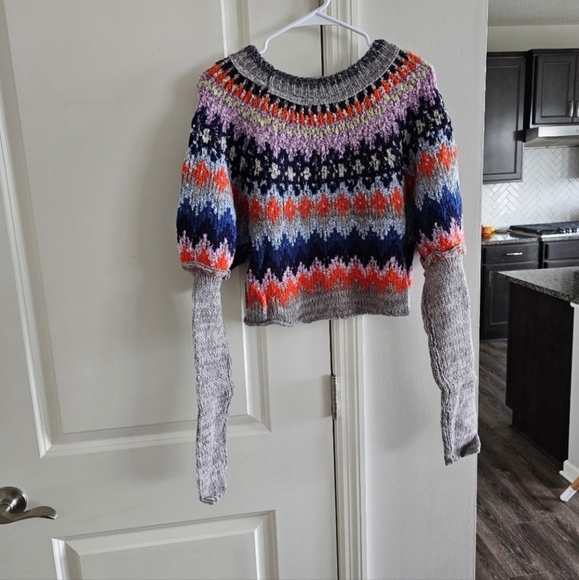 Free People Home for The Holidays Sweater. - Picture 6 of 9